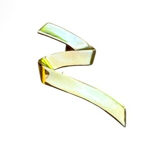 Vintage Zig Zag Ribbon Brooch